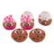 Valentine's Day Sweet Treats Stuffed Toys 2 1/4" 4 1/4" Set of 12